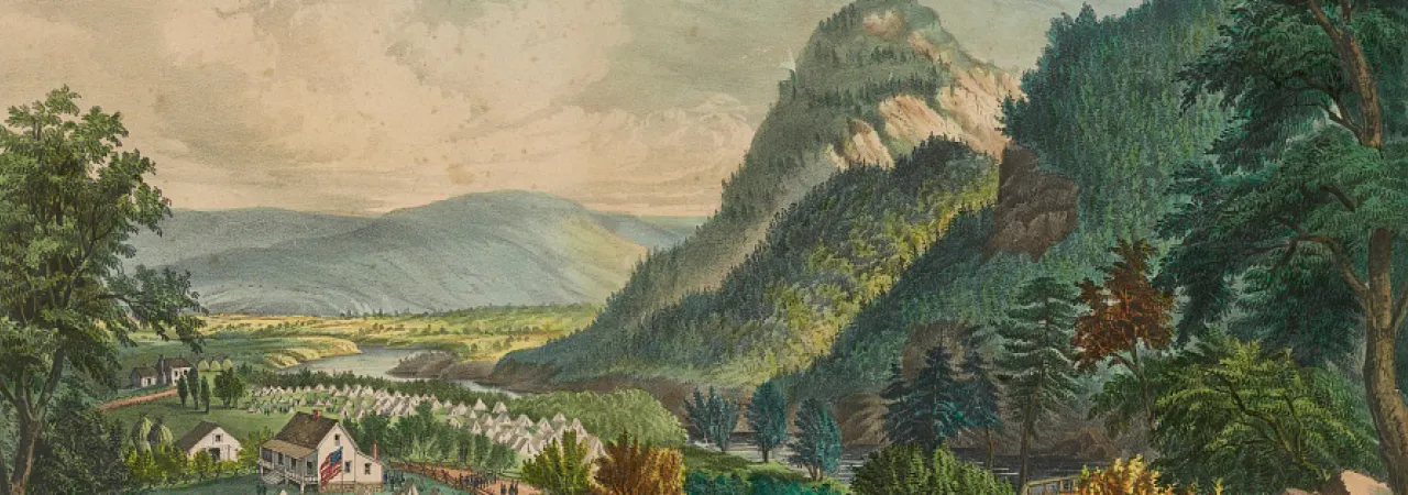 Depiction of the Shenandoah Valley during the Civil War