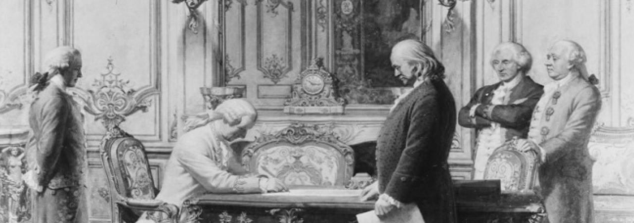 Signing of the Treaty of Alliance with France