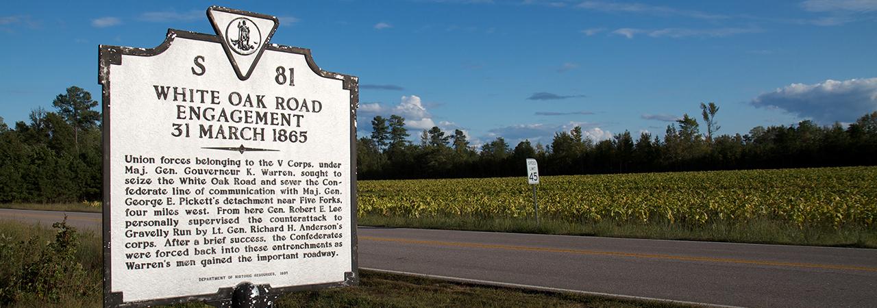 White Oak Road Battlefield