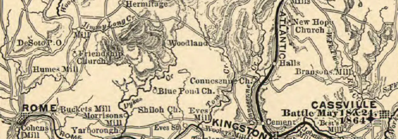 Cassville Historical Map