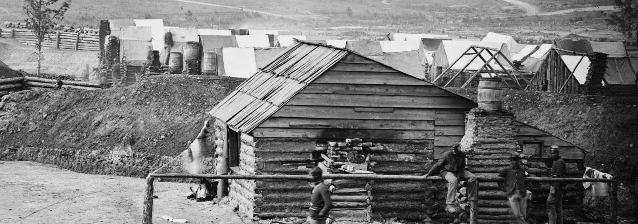 Chapin's Bluff, Virginia (vicinity). Fort Burnham, formerly, Confederate Fort Harrison, near James River. Library of Congress.