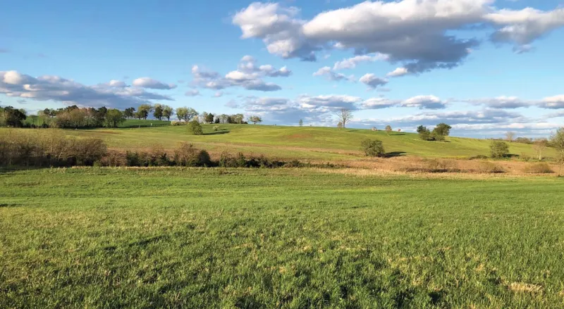 Fleetwood Hill at Brandy Station Battlefield, Va.