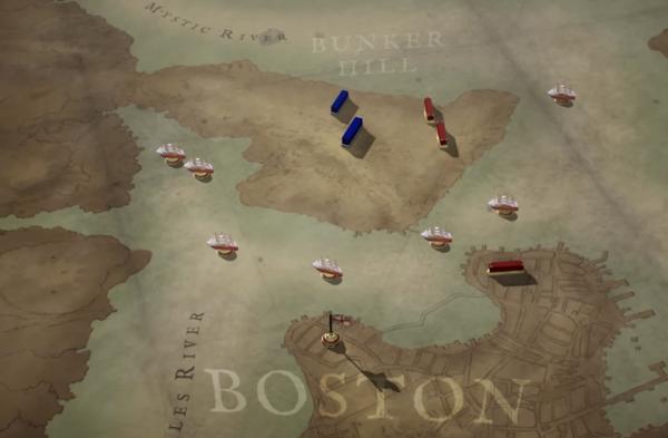 Zoomed in map with various markers sitting on the map