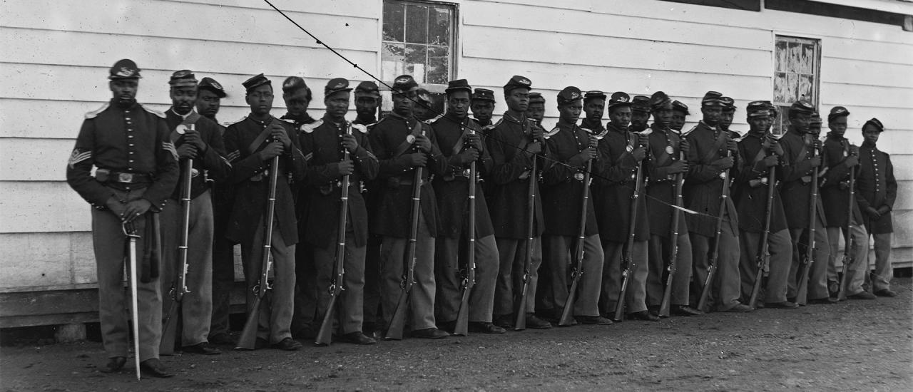 Photograph of the 4th United States Colored Troops