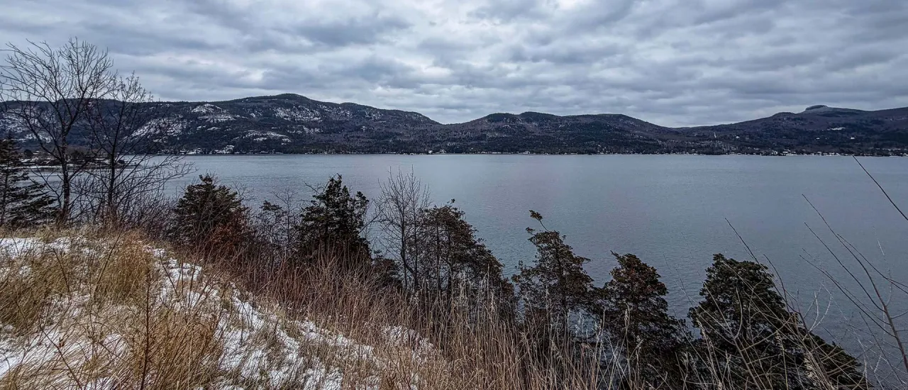Along the Henry Knox Trail in Silver Bay, N.Y.