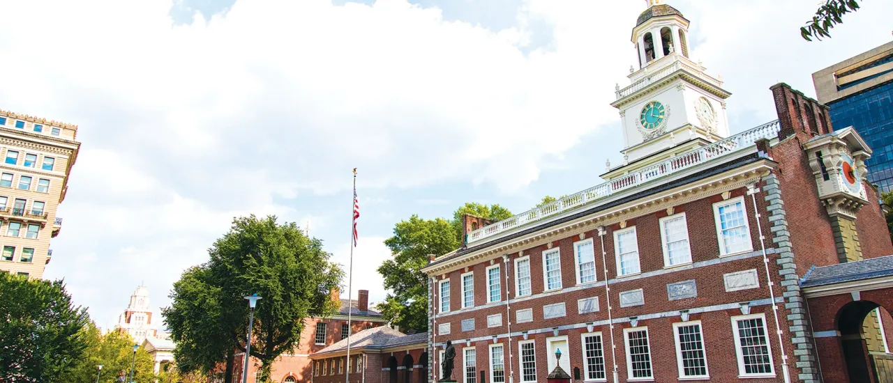 Independence Hall in Philadelphia, PA