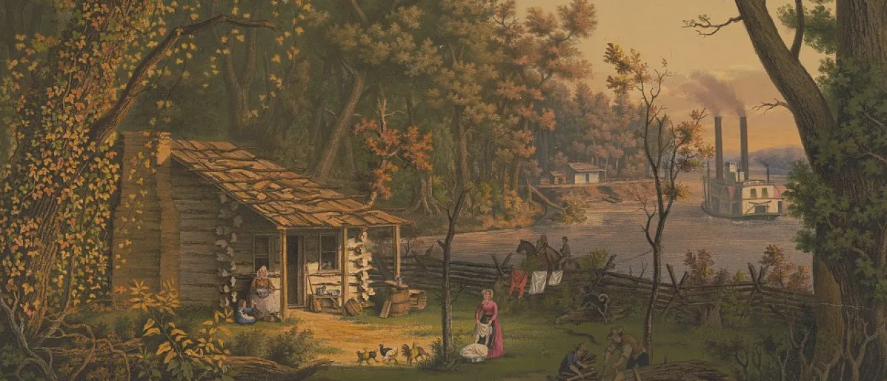 Settlers First Blockhouse, 1870