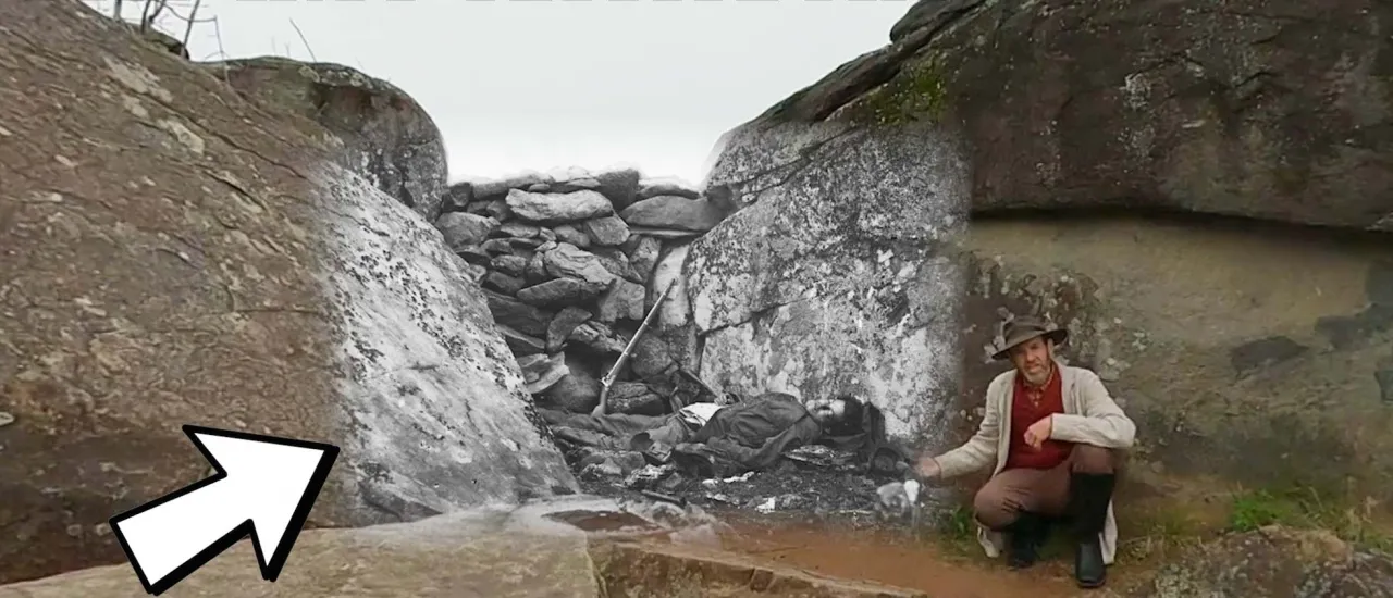 Step Into The Rebel Sharpshooter at Gettysburg Photograph