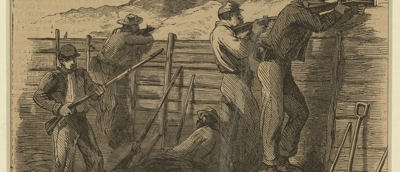 Sharpshooters in Trenches