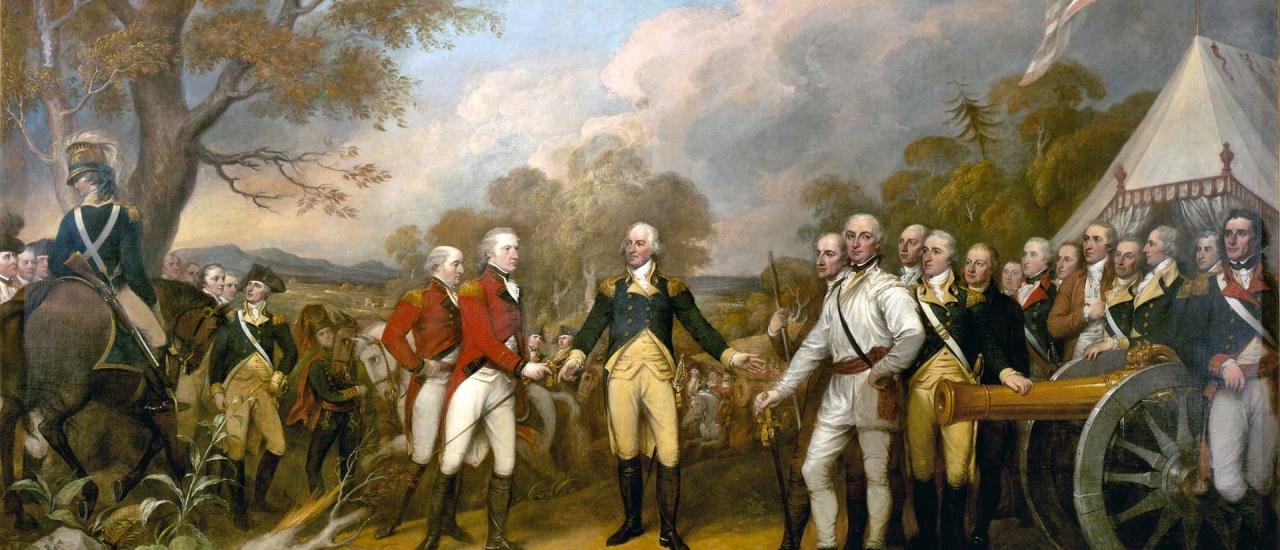 Surrender of General Burgoyne by John Trumbull