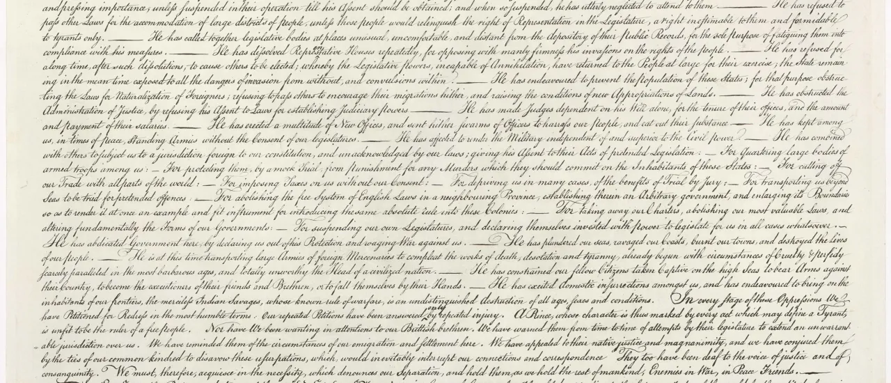 Declaration of Independence