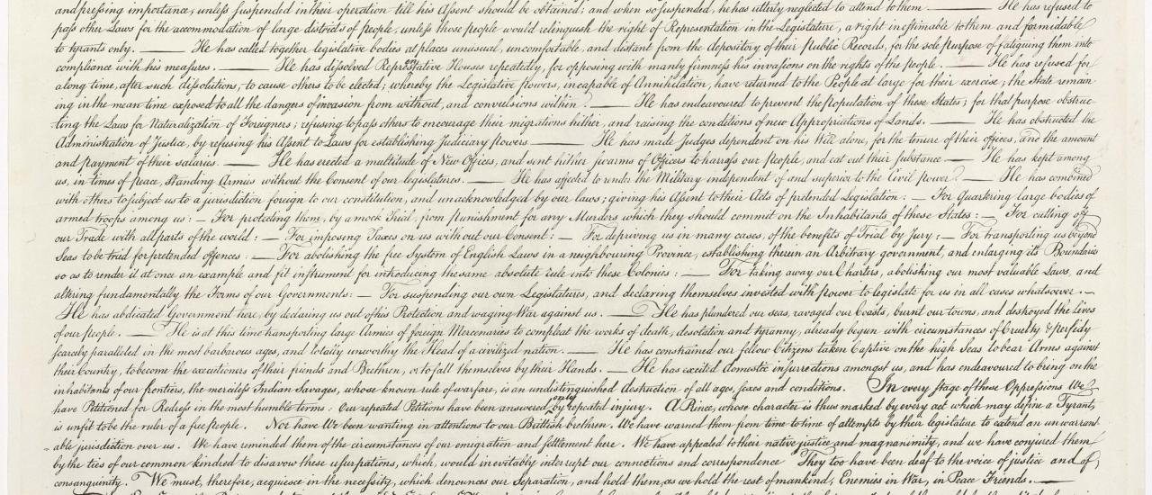 Declaration of Independence