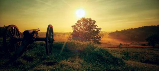 Seminary Ridge at Gettysburg National Military Park, Pa.