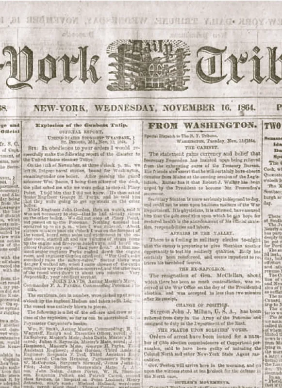 New York Tribune 1864