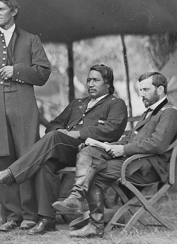 Ely S. Parker (Hasanoanda or “Leading Name”) — Seneca, aide to Gen. Ulysses S. Grant, and scribe to the terms of surrender that ended the Civil War