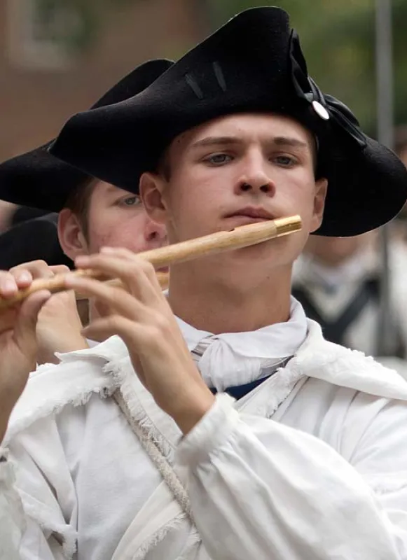 Fifers Playing by Watts Photography