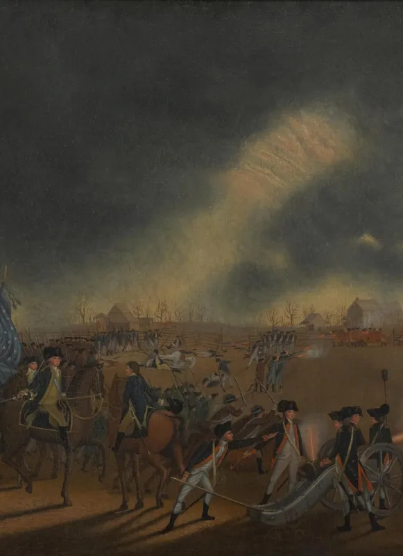 The Battle of Princeton, ca. 1782, by James Peale