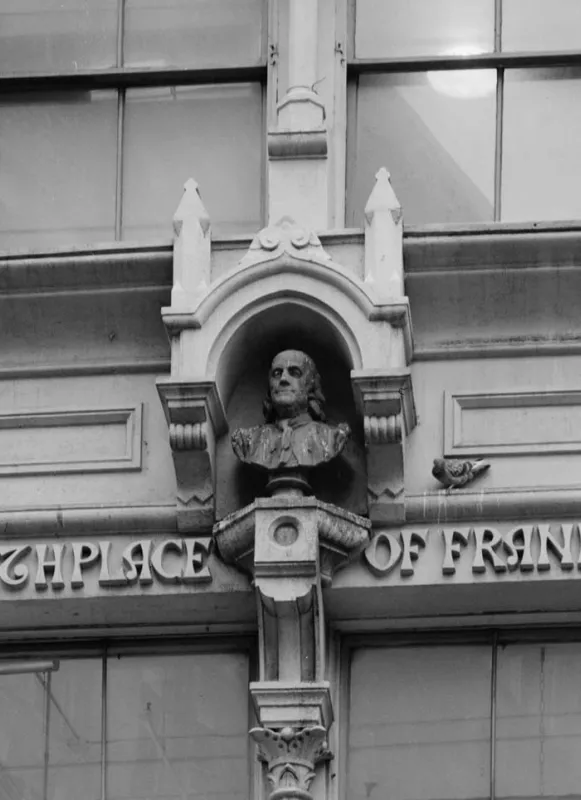 Benjamin Franklin Birthplace Site, Boston, Suffolk County, Mass.