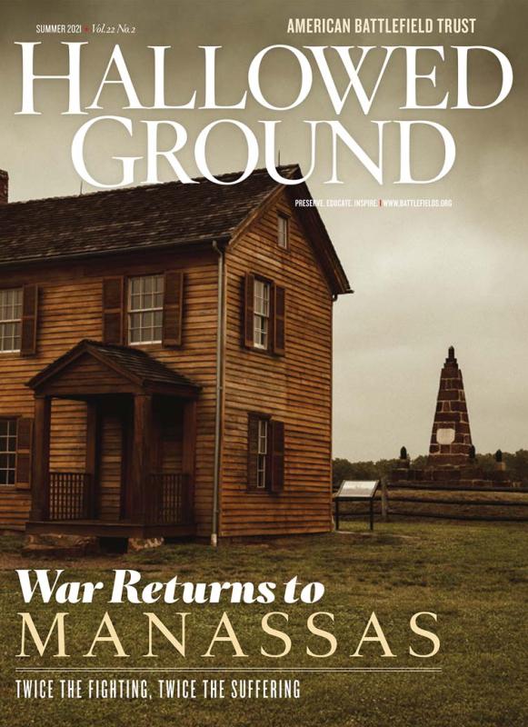 The cover the the Summer 2021 issue of Hallowed Ground Magazine