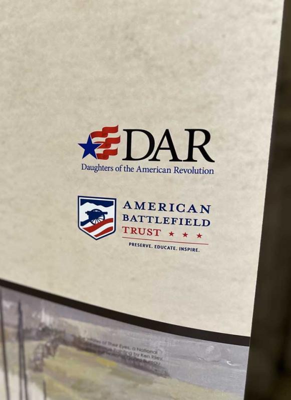 American Battlefield Trust and DAR logos