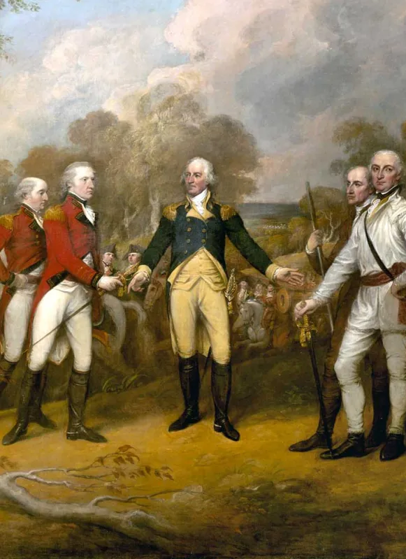 Surrender of General Burgoyne by John Trumbull