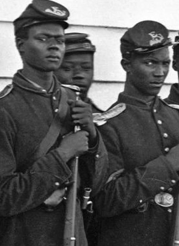 A photograph of the U.S. Colored Troops