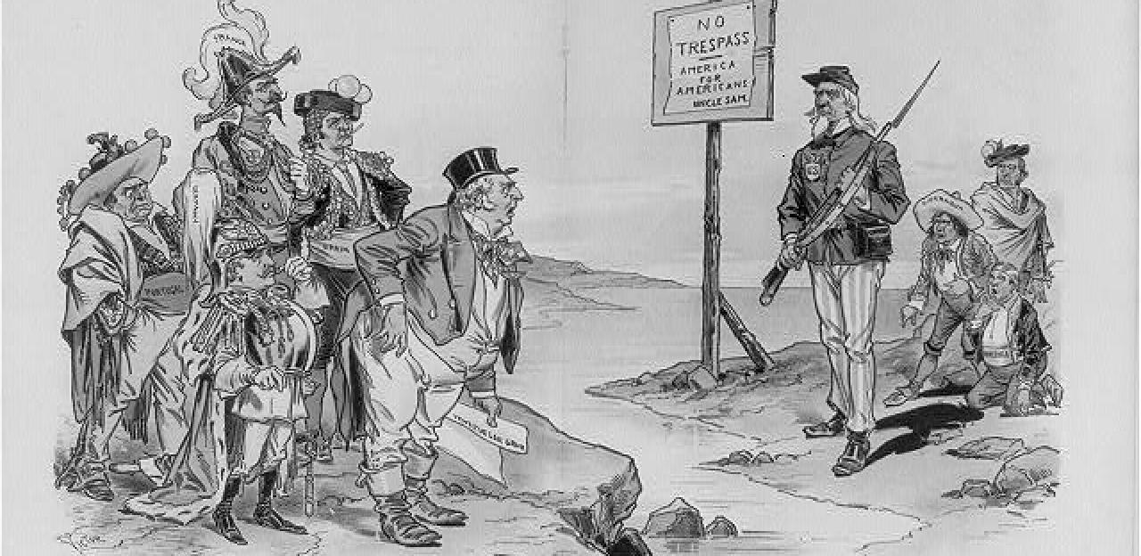 Keep off! The Monroe Doctrine must be respected