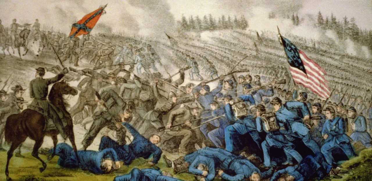 Breakthrough at Petersburg by Currier and Ives