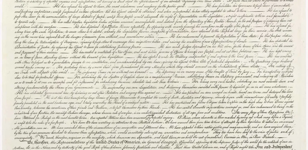 United States Declaration of Independence