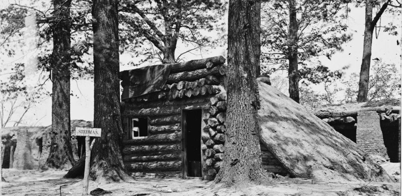 1865 photograph at Fort Stedman by Timothy H. O'Sullivan