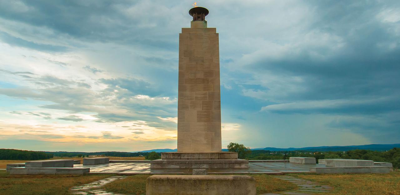 Dedication of the Peace Light Memorial at Gettysburg American