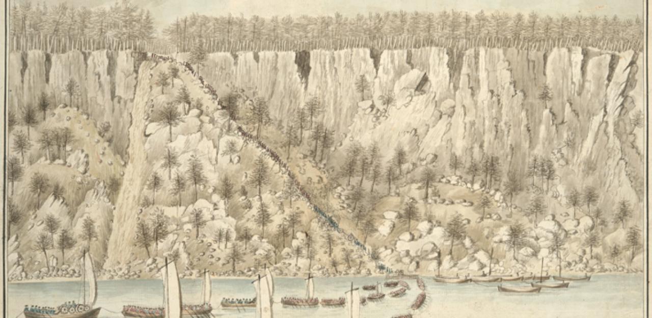 Drawing of Fort Lee