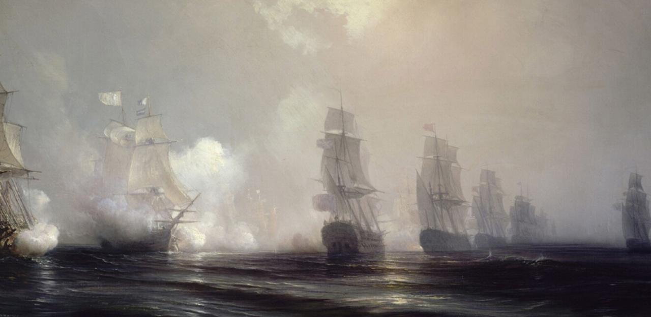 Naval Combat in Front of The Chesapeake, September 3, 1781