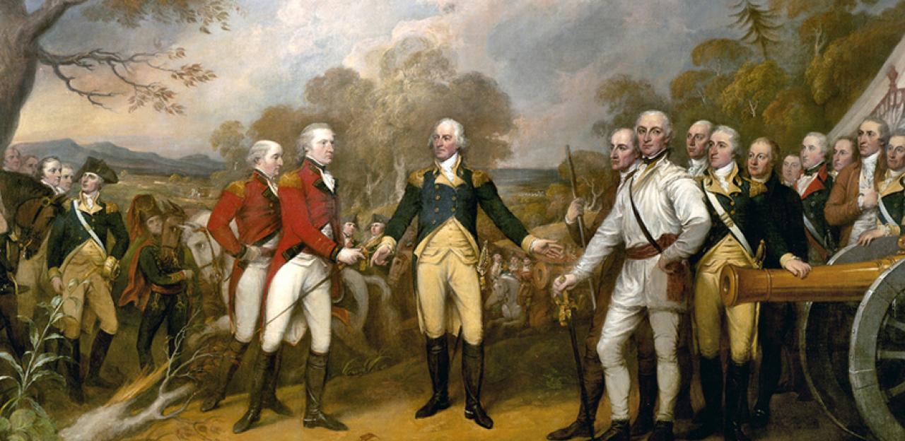 Battle of Saratoga - Surrender of General Burgoyne