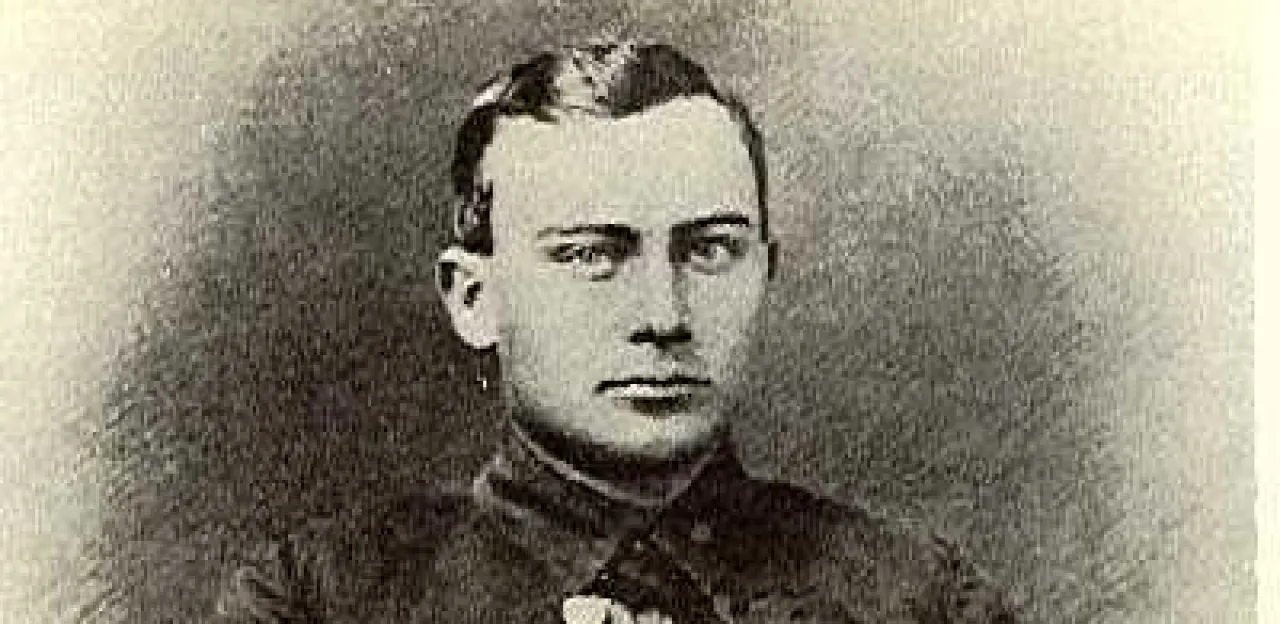 Portrait taken of Confederate Private Sam Watkins