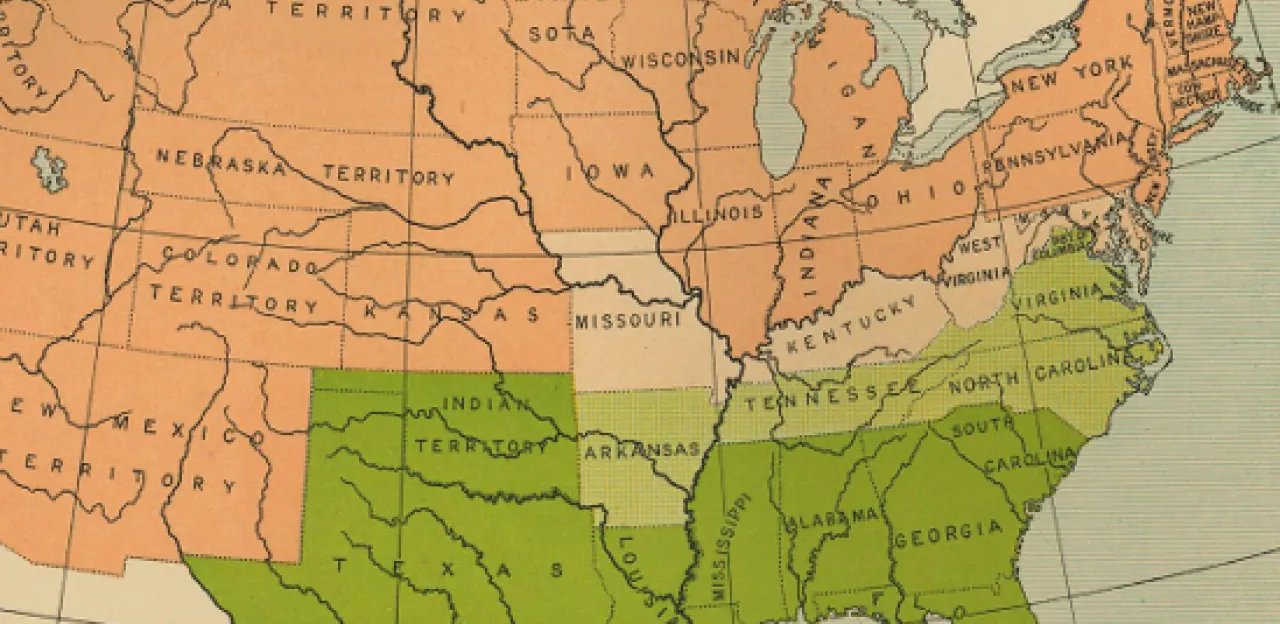 Southern States Secesseion Map