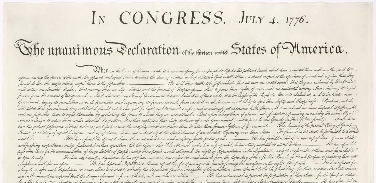 Declaration of Independence