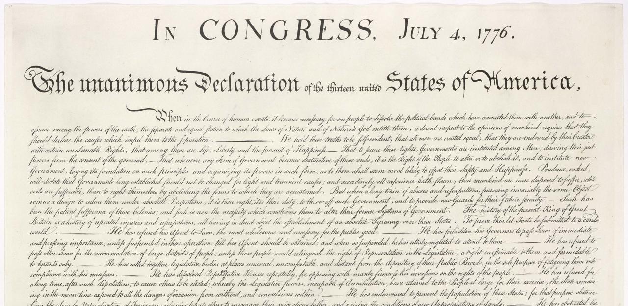 Declaration of Independence 