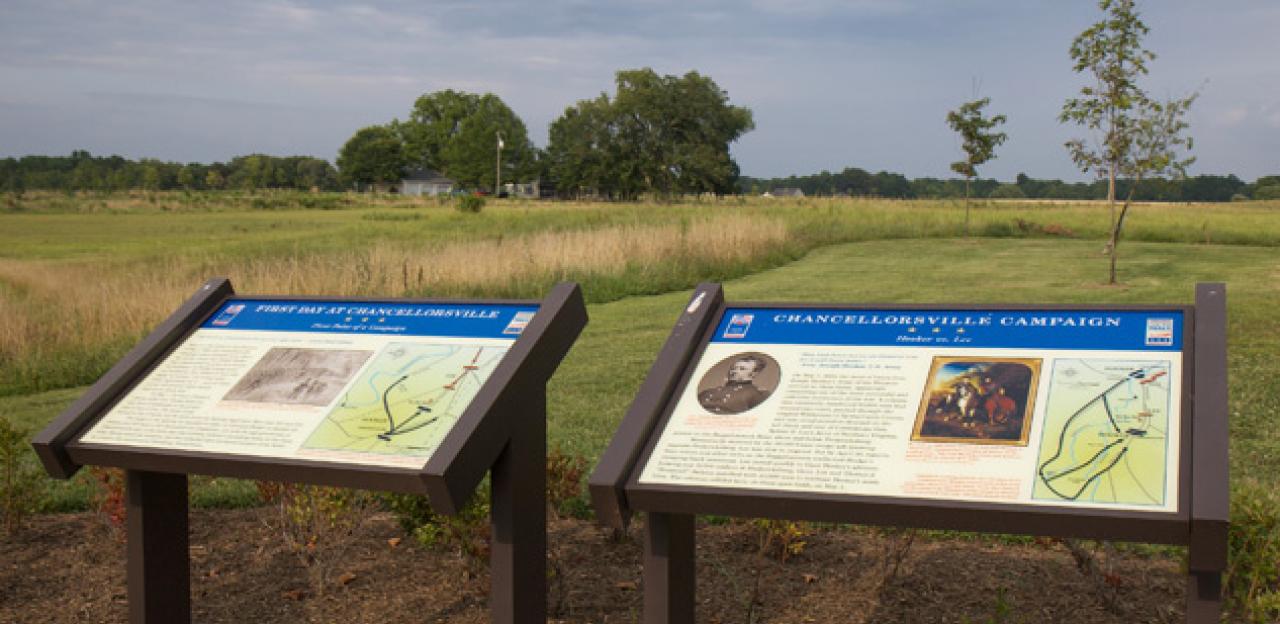 The First Day at Chancellorsville Battlefield
