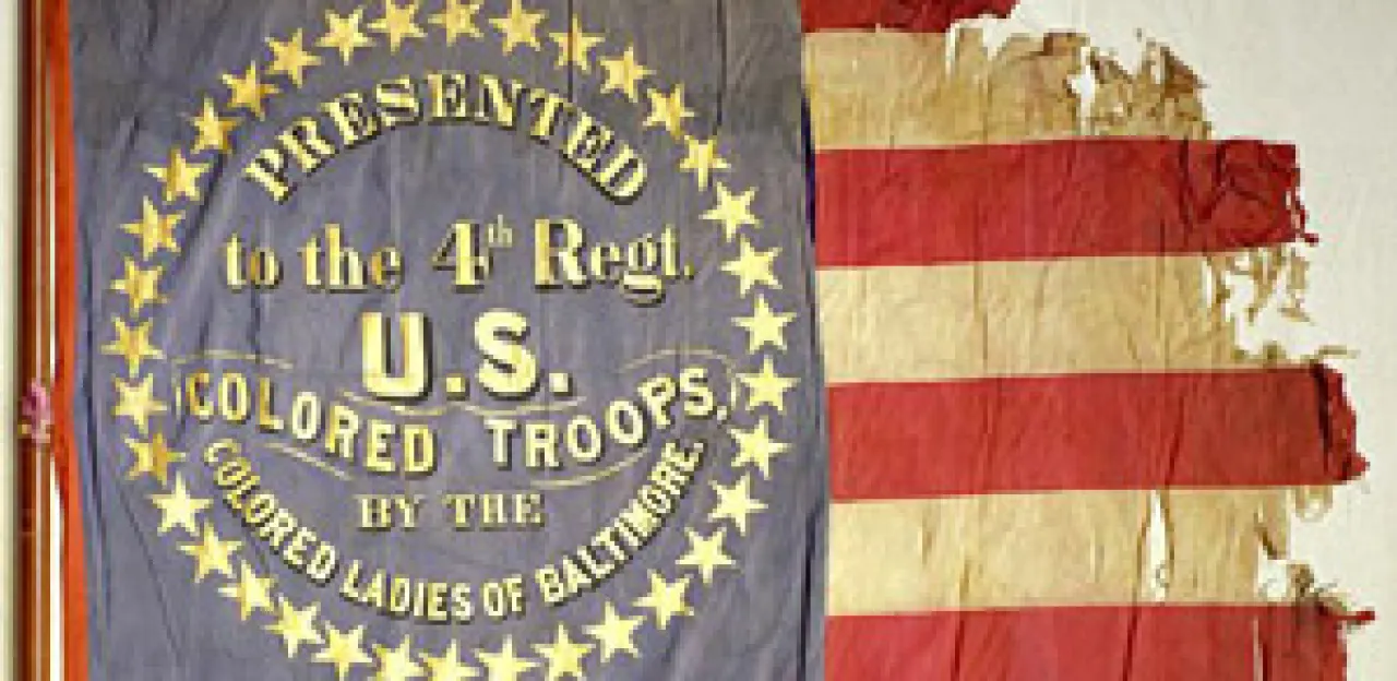 Flag of the 4th USCT