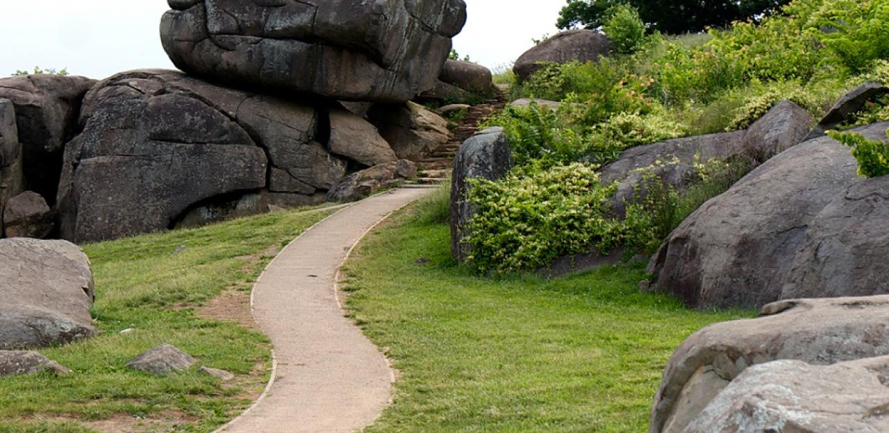 Sharpshooter's View of Little Round Top from the Devil's Den