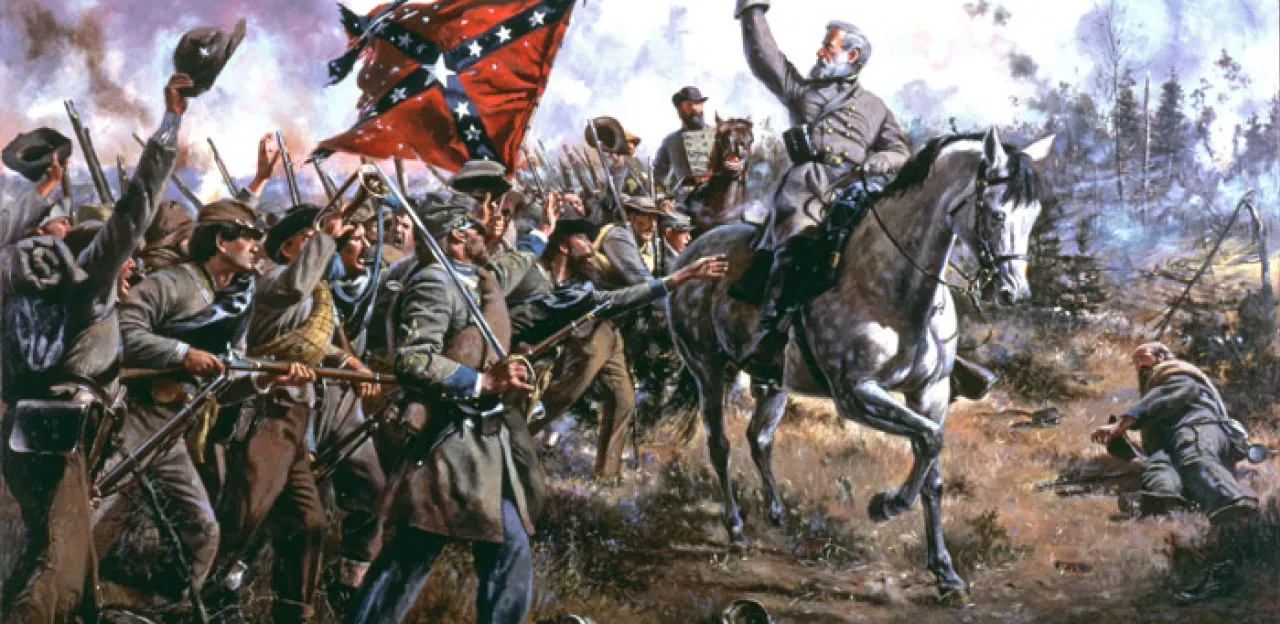 Lee's Texans by Don Troiani