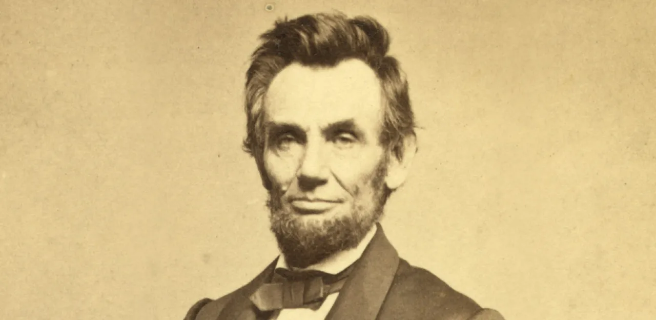 This is a photograph of Abraham Lincoln.