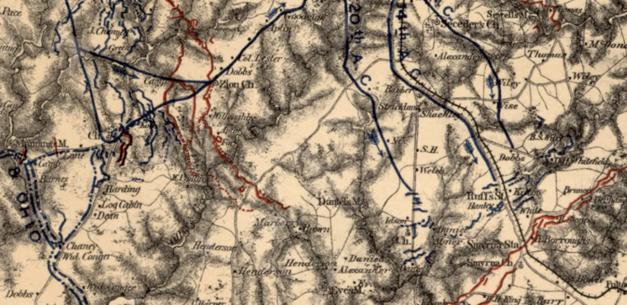 Smyrna Line Map