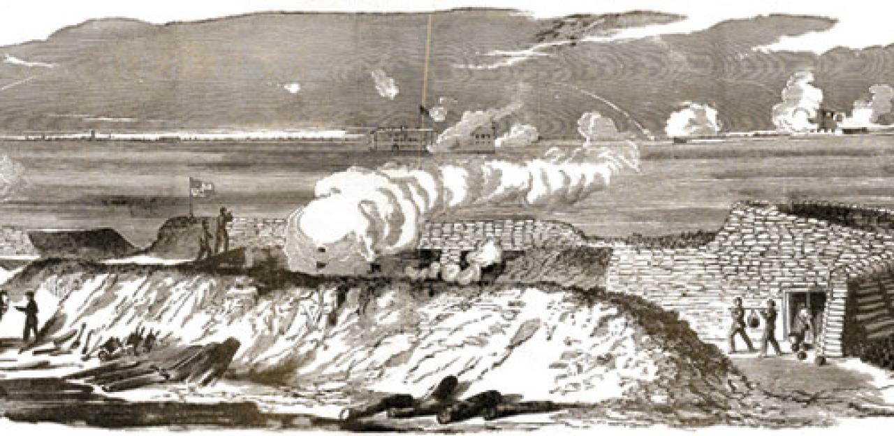 Illustration of the Sumter Bombardment