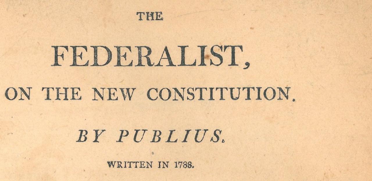 federalist papers political parties