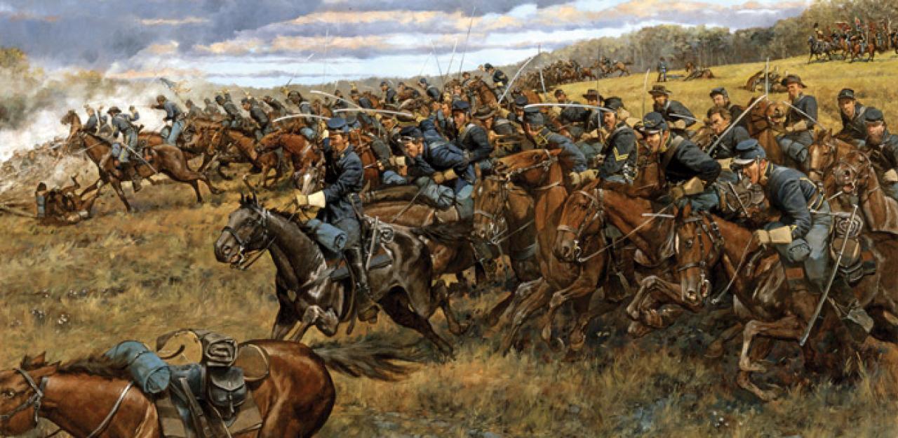 Union Cavalry at Sailor's Creek