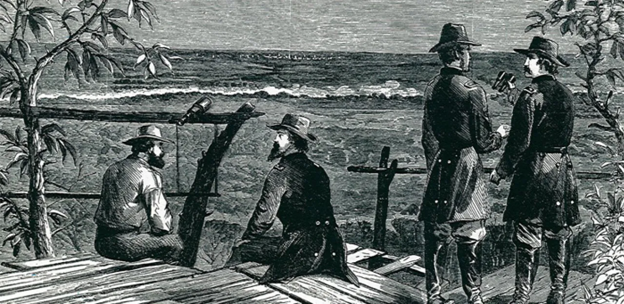 Union Officers at Chattahoochee 