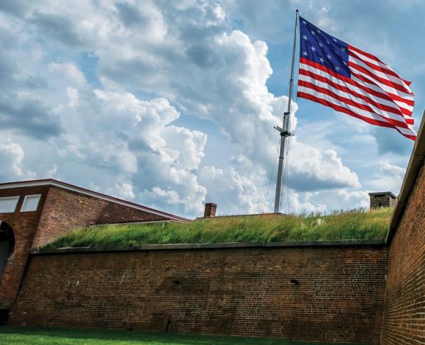 Flag at Fort McHenry Cropped
