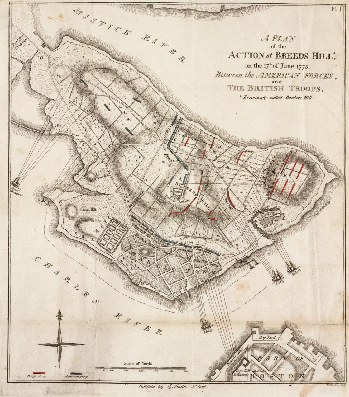 bunker hill boston map Bunker Hill Maps American Battlefield Trust bunker hill boston map